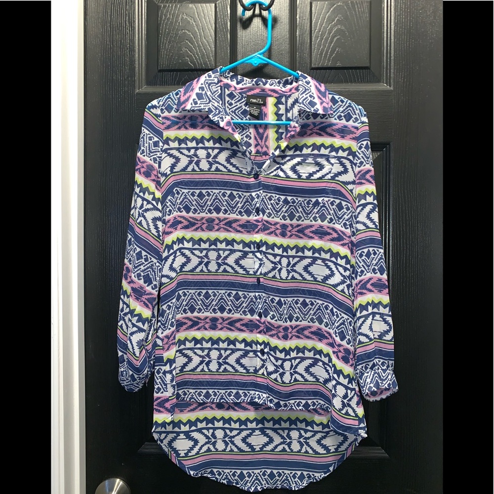 Rue 21 Aztec Blouse